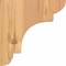 Ekena Millwork New Brighton Smooth Corbel, Western Red Cedar, 3 1/2"W x 8"D x 8"H COR04X08X08NEB00SWR - alternate 2